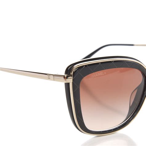 chanel 4238|CHANEL Acetate Quilted Metal Butterfly Sunglasses 4238.